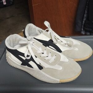 Stylish Black and White Sneakers